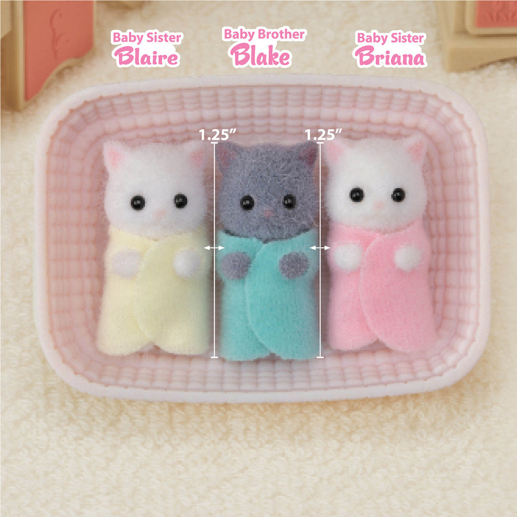 Persian Cat Triplets by Calico Critters