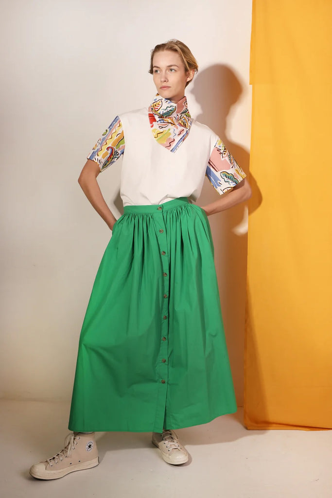 Isaac Skirt (Verde) by L.F. Markey