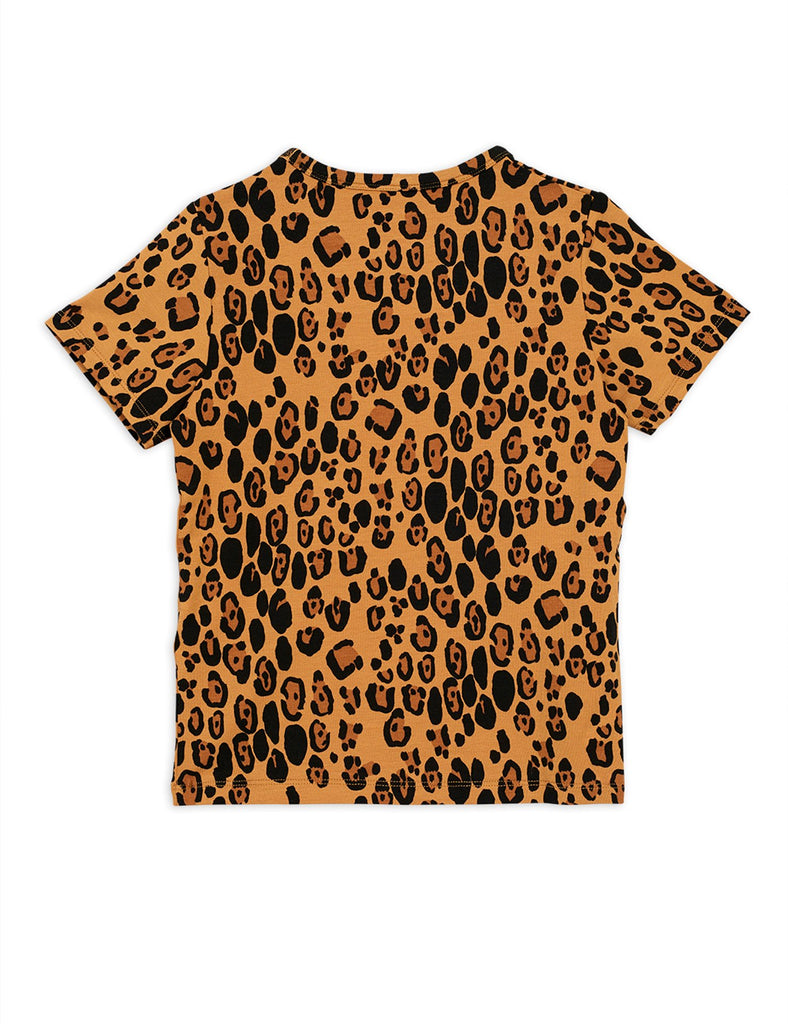 Basic Leopard Tee by Mini Rodini