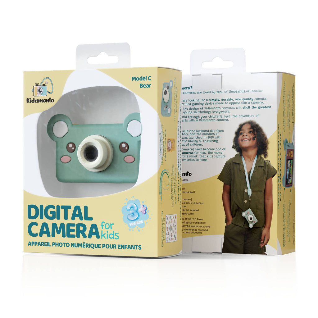 Mikayo the Bear - Kids Digital Camera - Model C by Kidamento