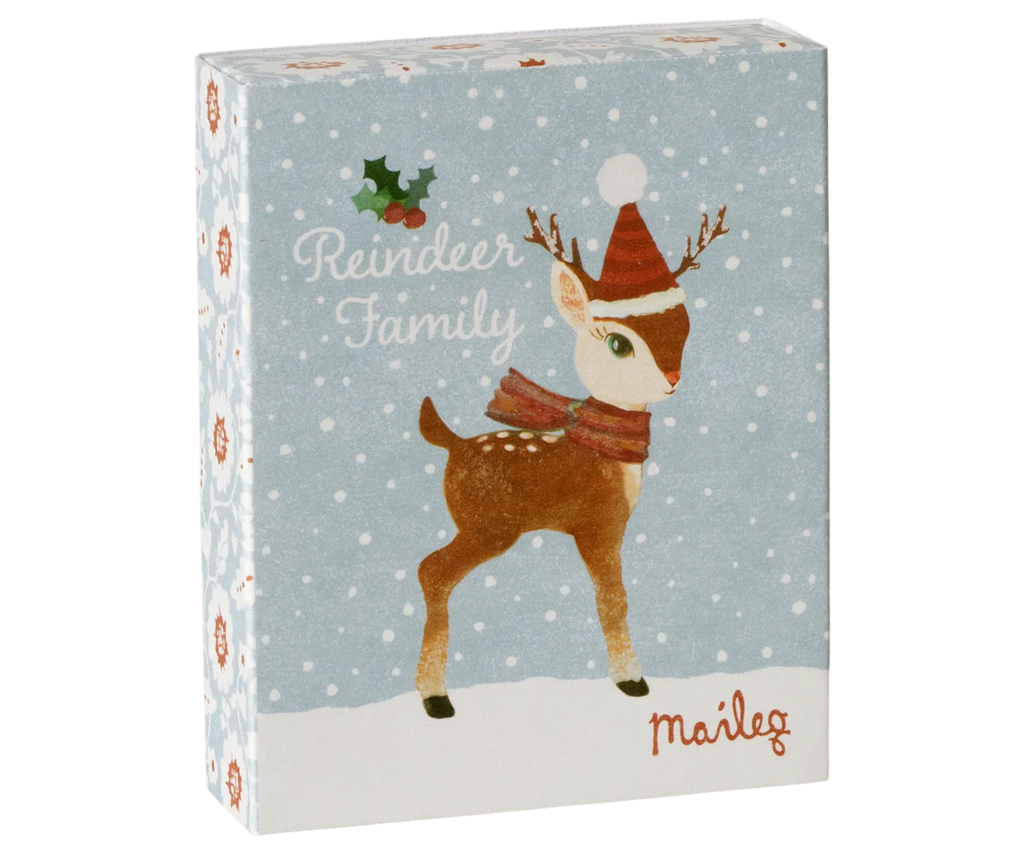 Reindeer Family Metal Ornaments by Maileg