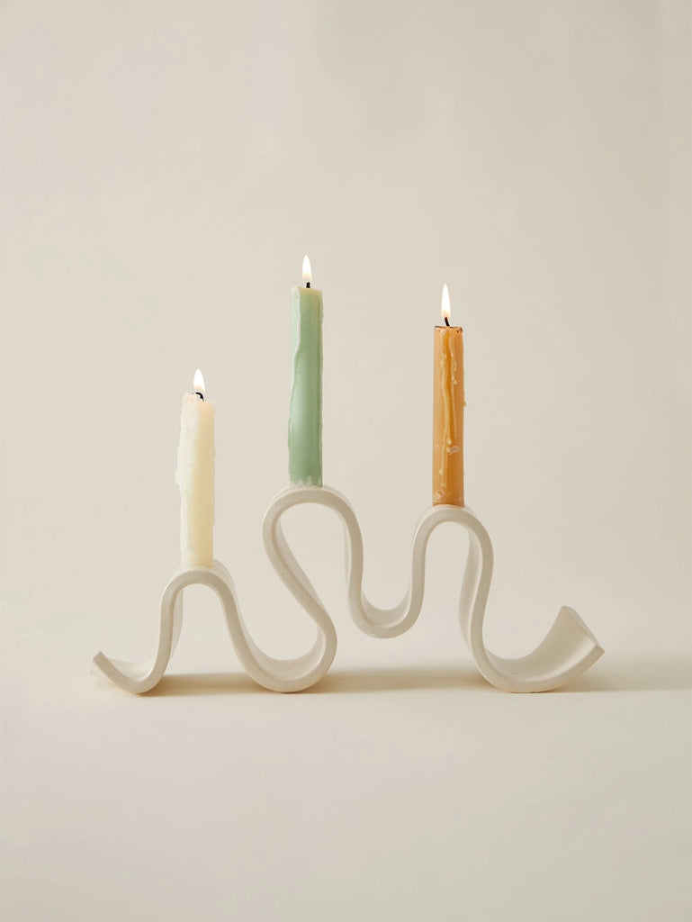 Wyat Candelabra (Cream) by Virginia Sin