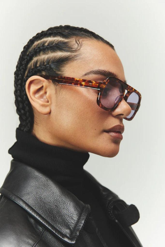 Jane Sunglasses (Red Tortoise) by Elisa Johnson