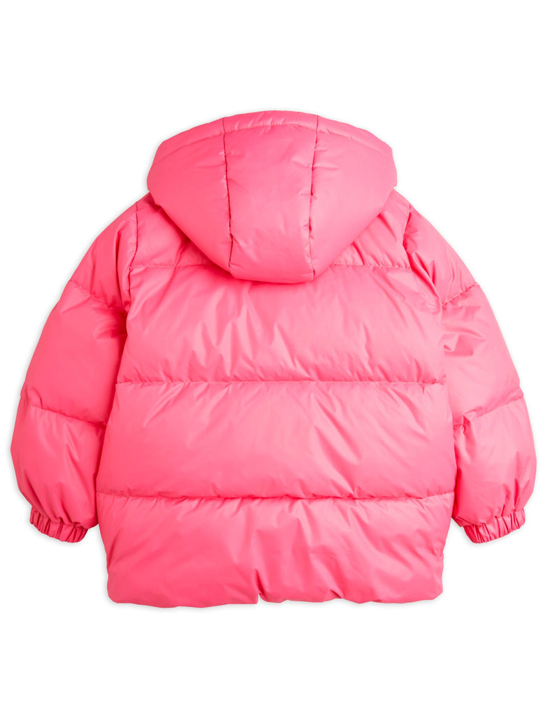 Heavy Hooded Puffer Jacket (Pink) by Mini Rodini