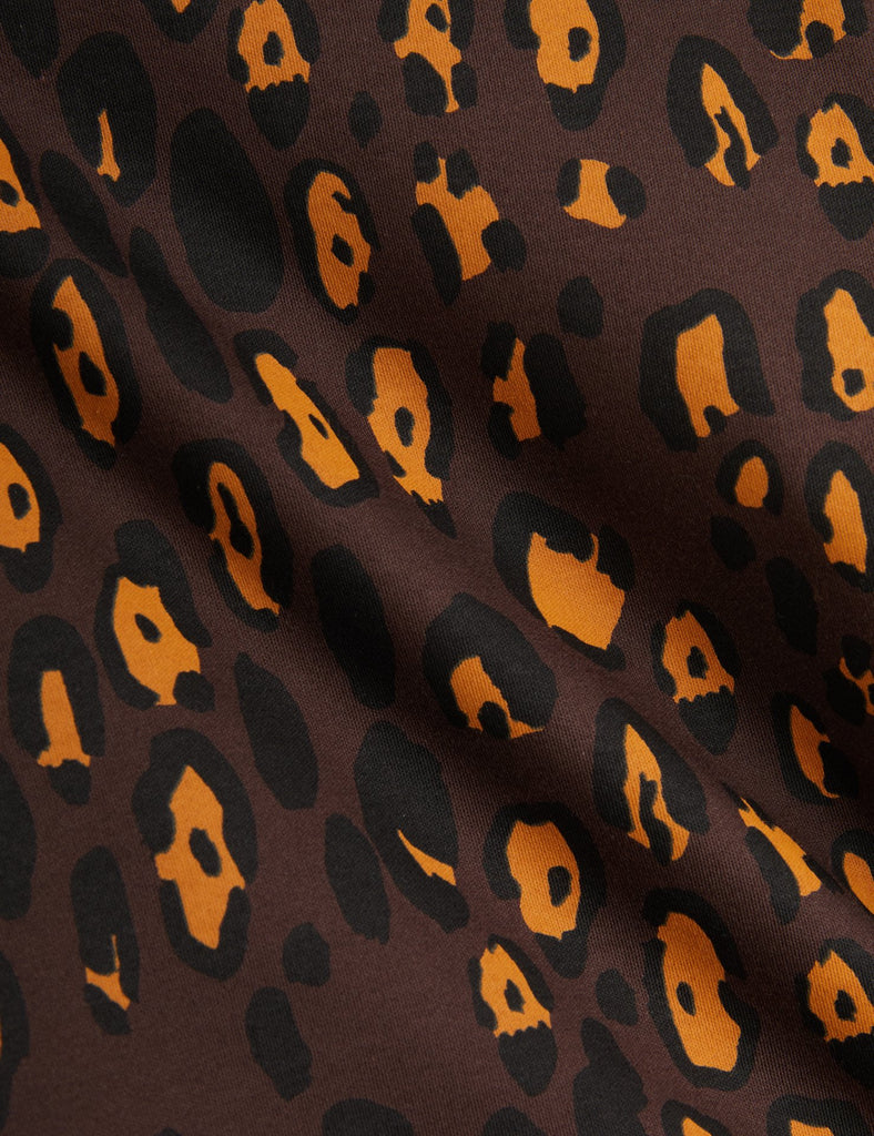 Leopard Brushed Leggings by Mini Rodini