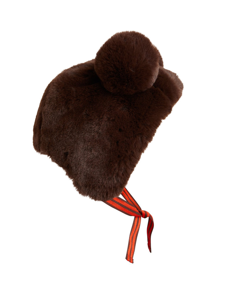 Faux Fur Bear Hat by Mini Rodini