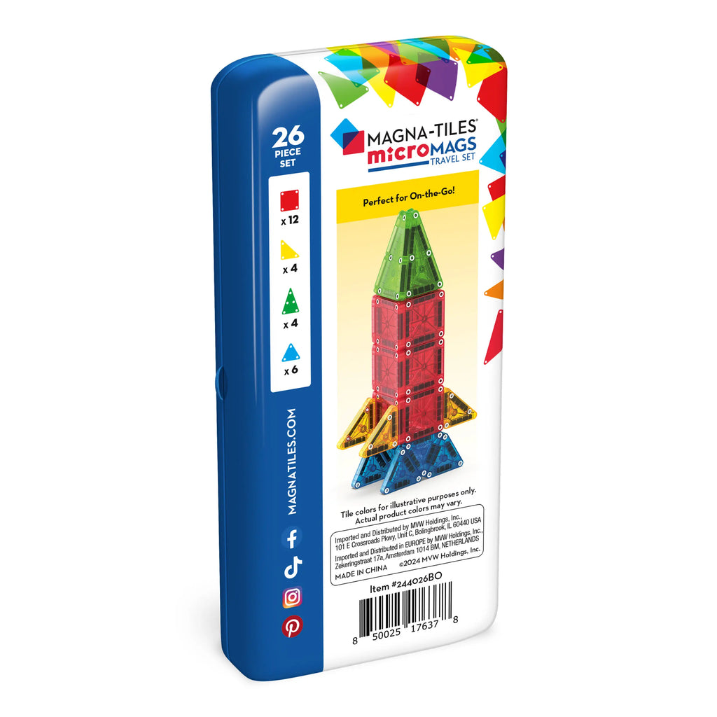 microMAGS Travel Set by Magna-Tiles