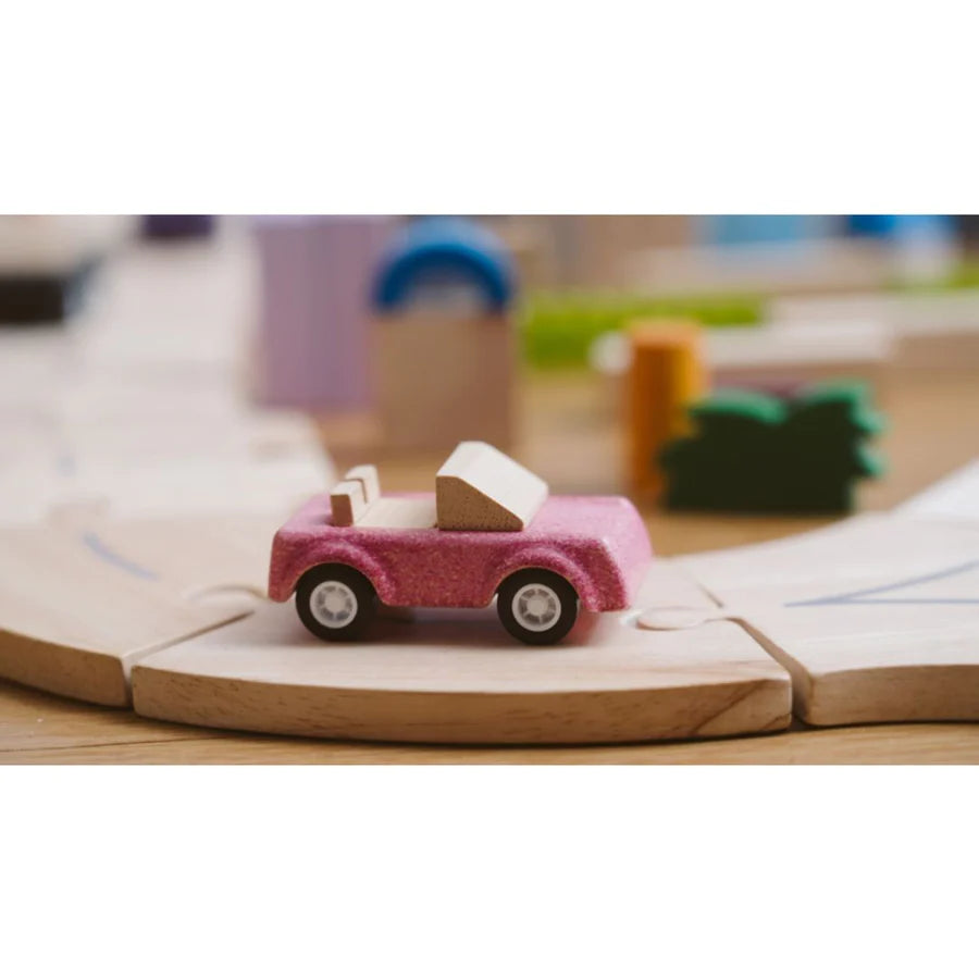 Pink Sports Car by Plan Toys