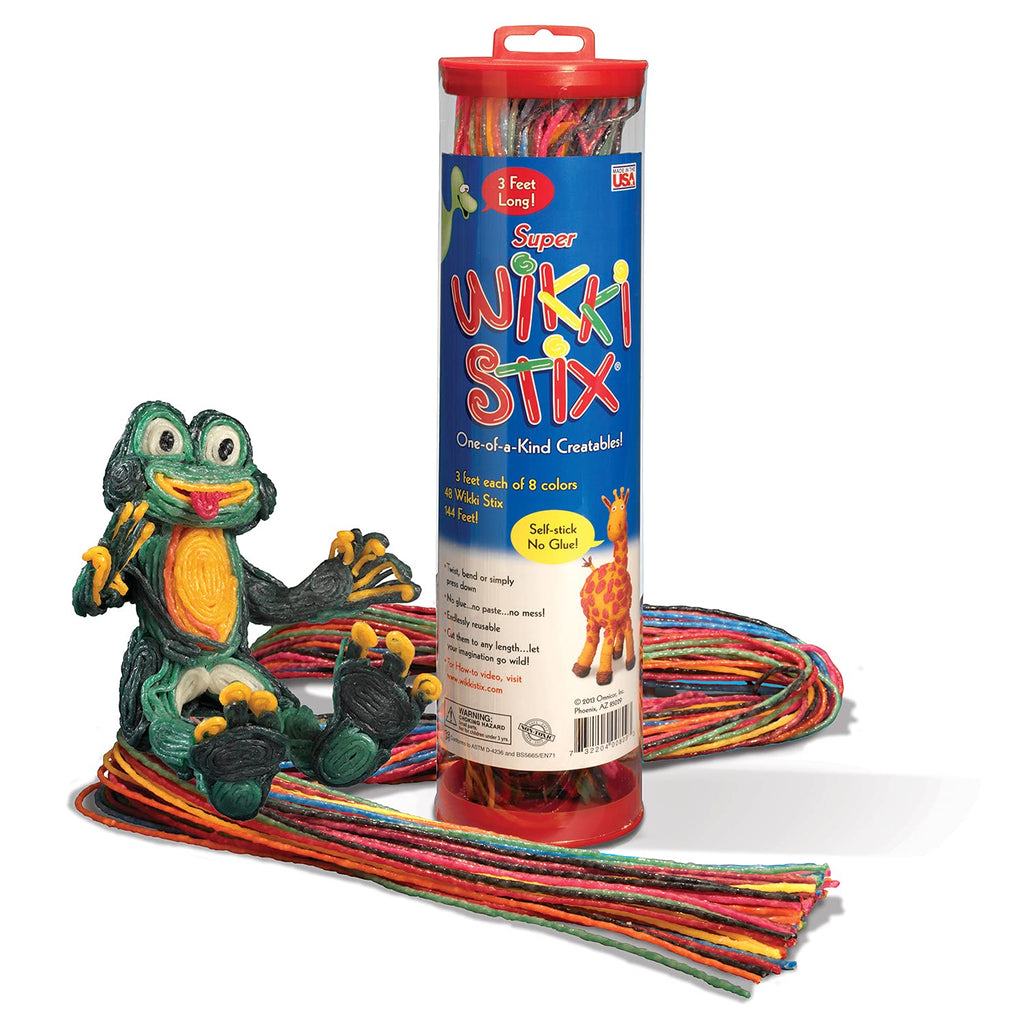 3 Feet Super Wikki Stix (48 Pack) by Tinies Toys