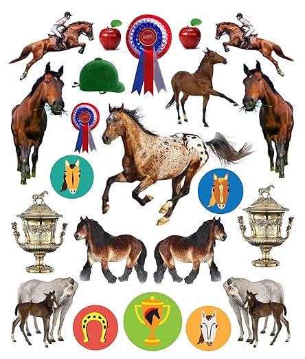 400 Reusable Stickers (Horses) by Tinies Books