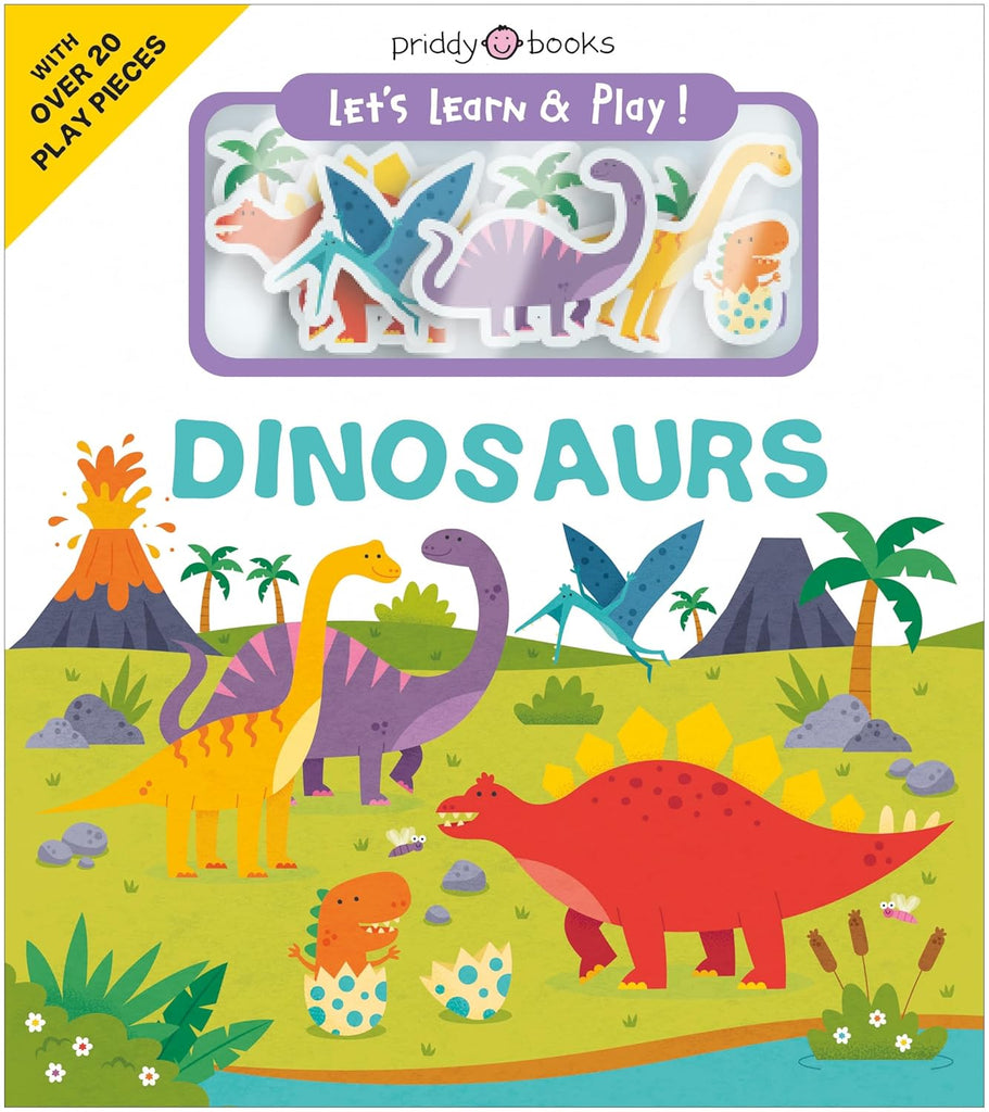 Let's Learn & Play!: Dinosaurs Board Book by Tinies Books