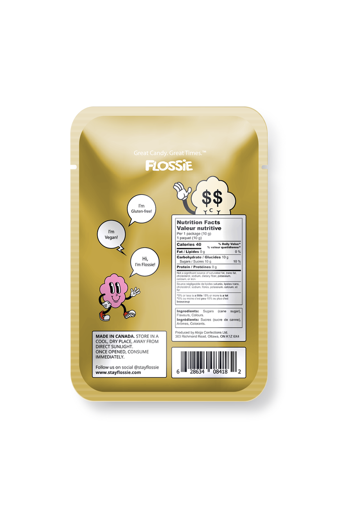 Champagne Flavored Cotton Candy by Flossie