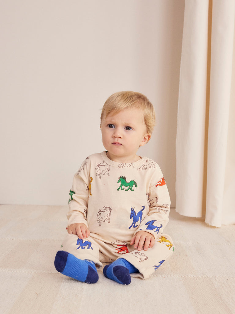 Wonder Horse Long Sleeve Tee (Baby) by Bobo Choses