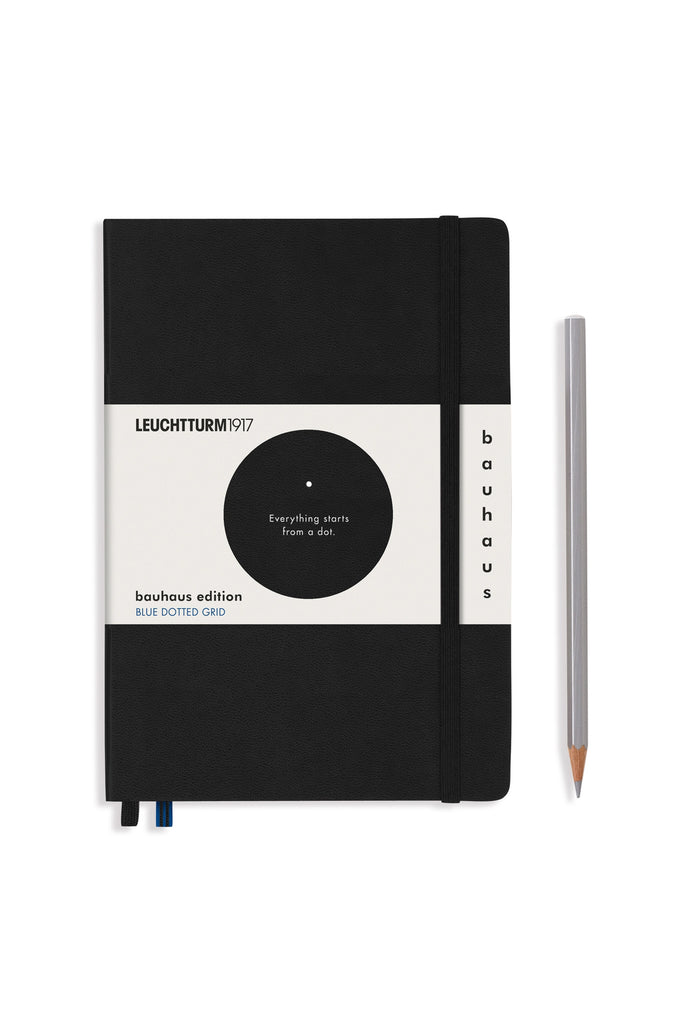 Medium Hardcover Notebook (Bauhaus Edition - Black) by Leuchtturm1917