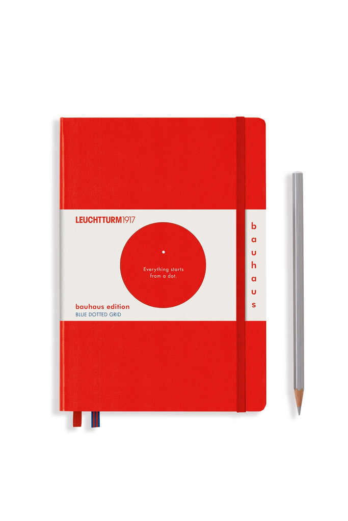 Medium Hardcover Notebook (Bauhaus Edition - Red) by Leuchtturm1917