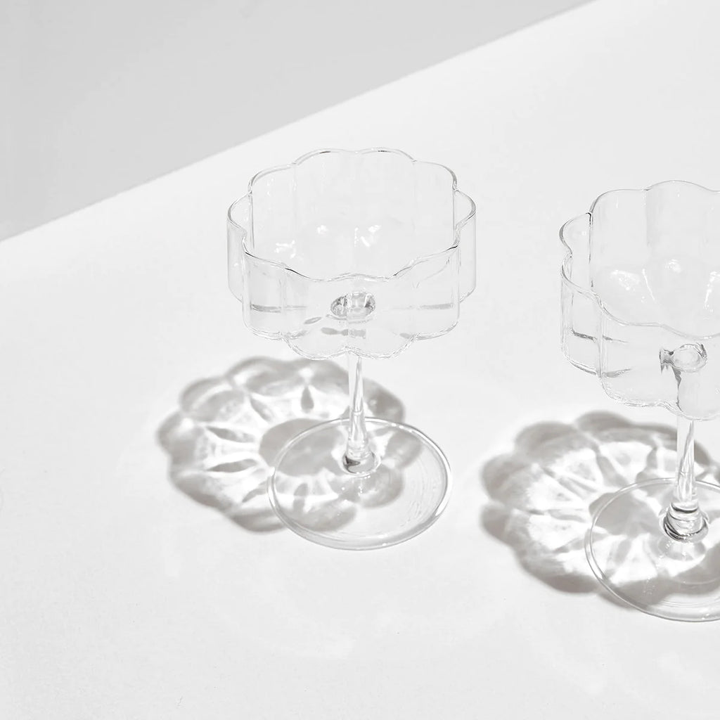 Coupe Glass Set (Clear) by Yo Home