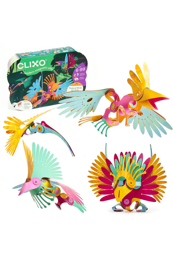 Tropical Birds 22-Piece Pack by Clixo