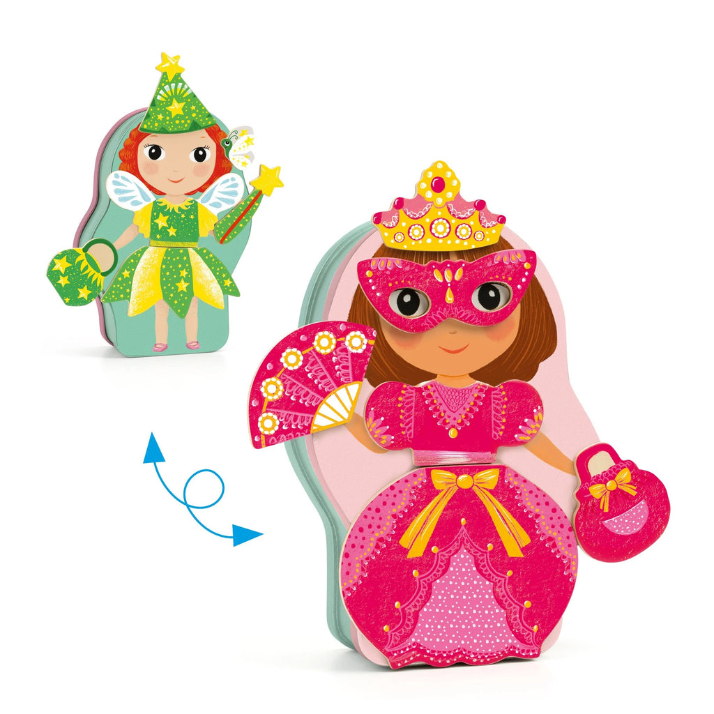 InZeBox Dress Up Magnets (Belissimo) by Djeco Toys