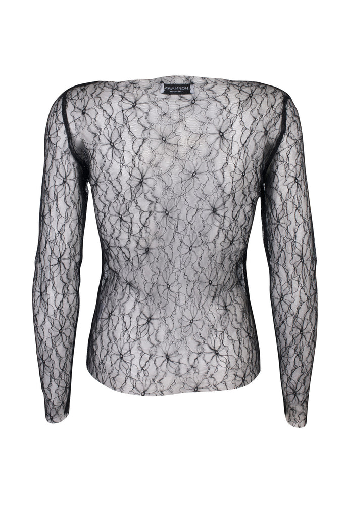 Desirella Lace Top (Black) by Hofmann