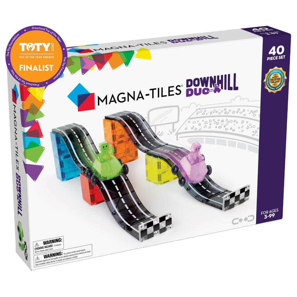 40-Piece Downhill Duo by Magna-Tiles