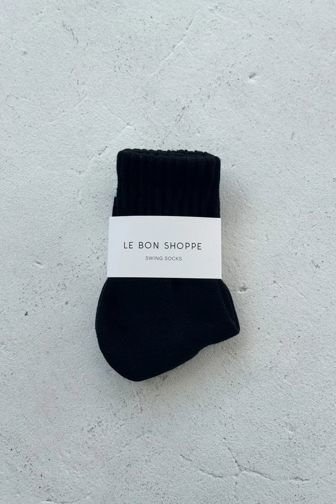 Swing Socks (Black) by Le Bon Shoppe