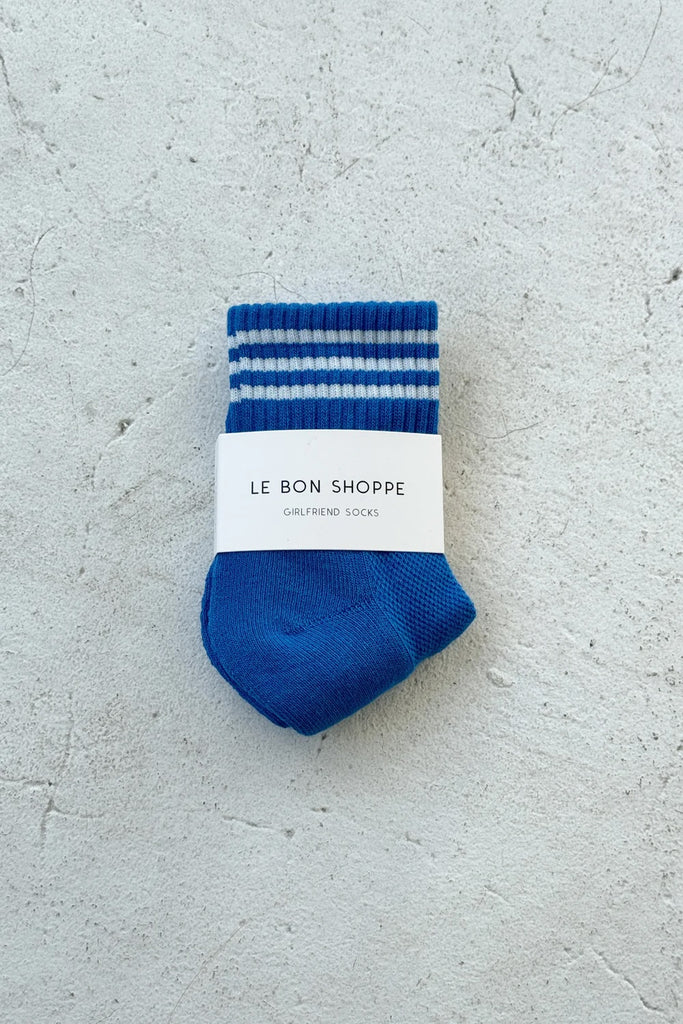 Girlfriend Socks (Royal Blue) by Le Bon Shoppe