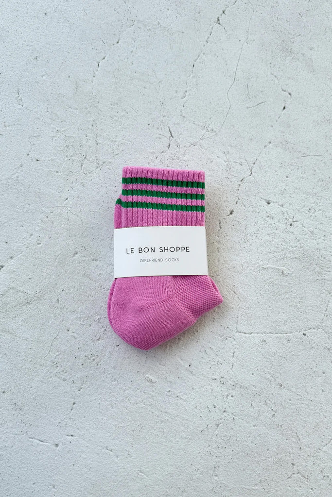 Girlfriend Socks (Rose Pink) by Le Bon Shoppe