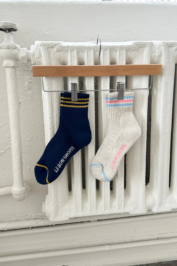 Girlfriend Socks (Navy) by Le Bon Shoppe