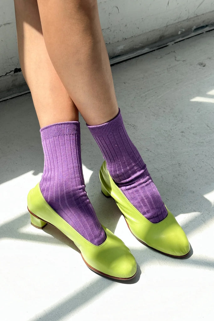 Her Socks (Violet) by Le Bon Shoppe