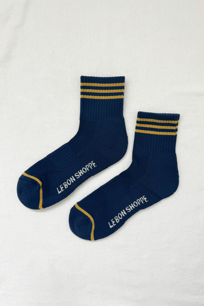 Girlfriend Socks (Navy) by Le Bon Shoppe