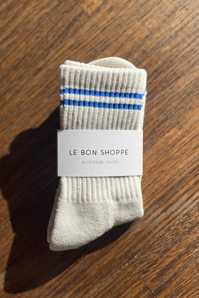 Boyfriend Socks (Ice) by Le Bon Shoppe