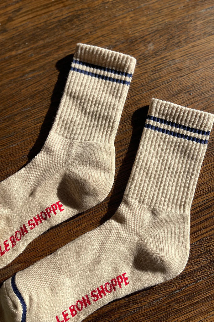 Boyfriend Socks (Cashew) by Le Bon Shoppe