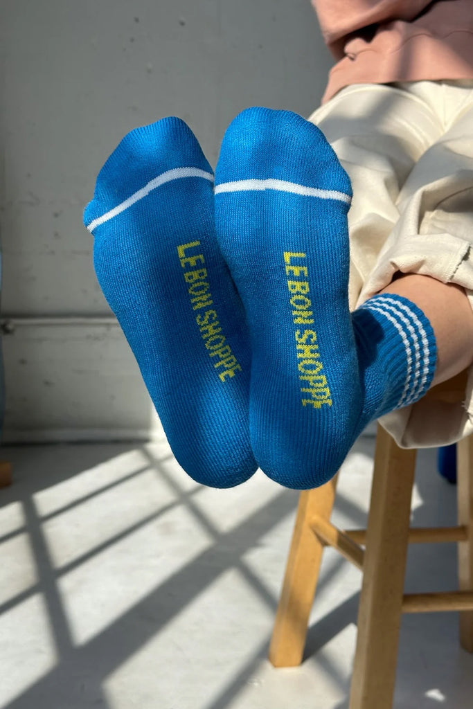 Girlfriend Socks (Royal Blue) by Le Bon Shoppe