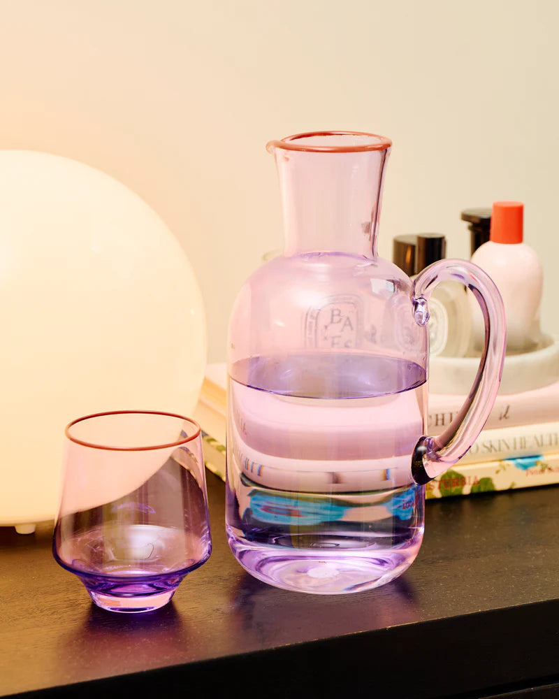 Color Block Water Jug (Lilac) by Kip & Co