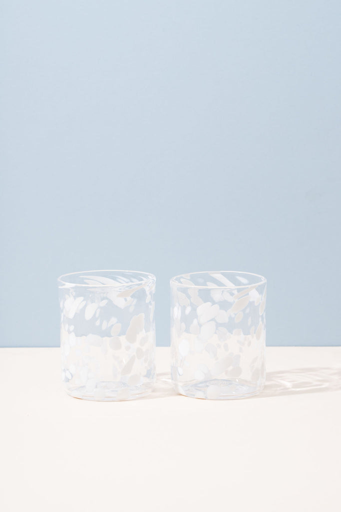 Confetti Glass (Snowfall) by Studio Arhoj