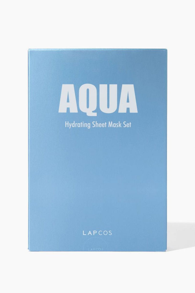 5-Piece Sheet Face Mask (Aqua) by LAPCOS