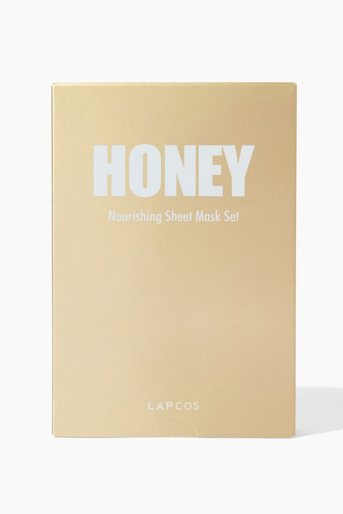 5-Pack Sheet Face Mask (Honey) by LAPCOS