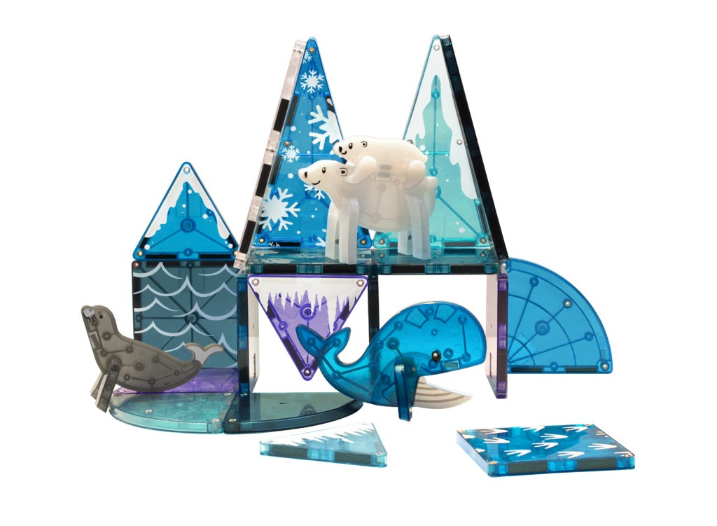 25-Piece Arctic Animals by Magna-Tiles