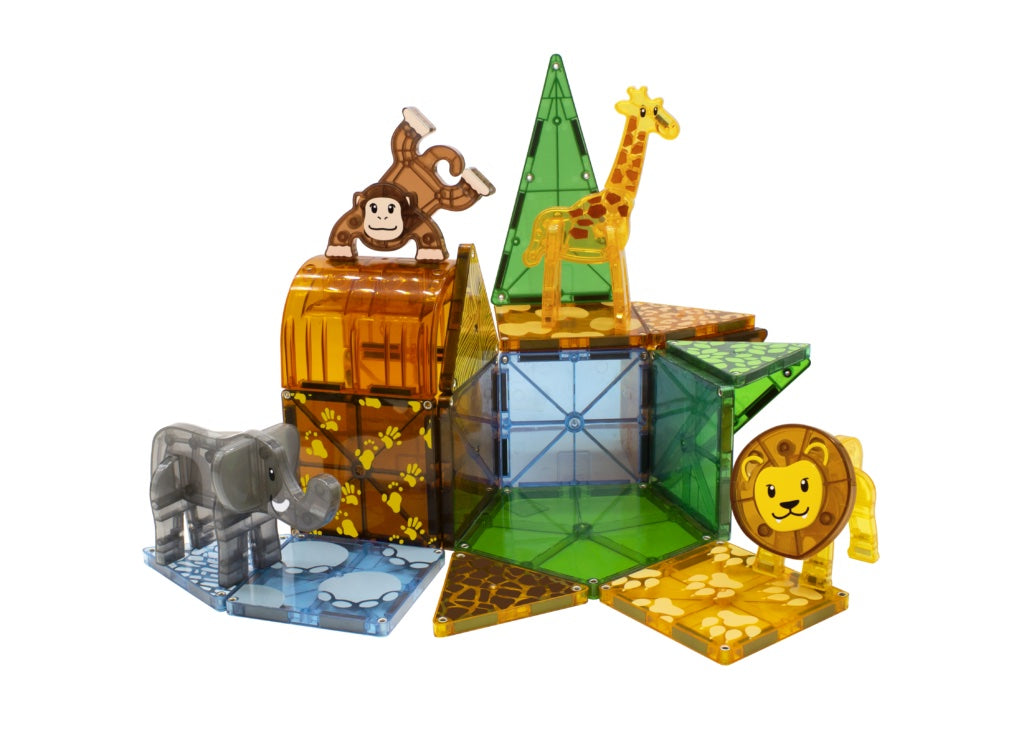 25-Piece Safari Animals by Magna-Tiles