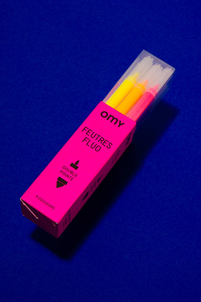 Neon Marker Set (Fluo!) by Omy