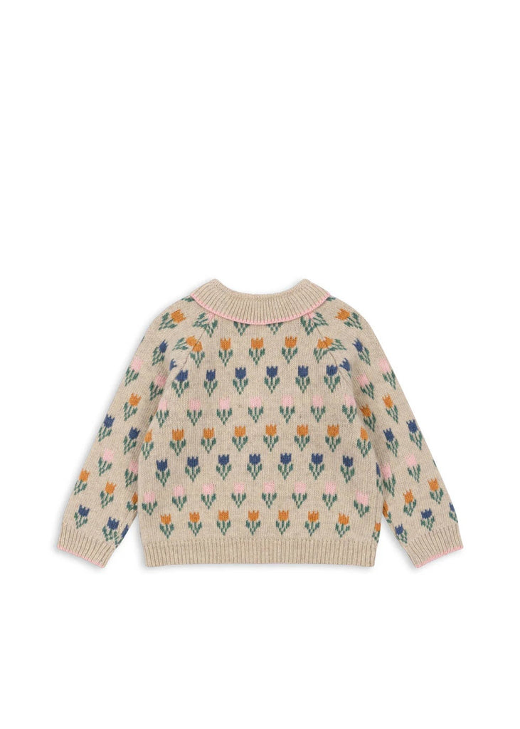 Belou Knit Cardigan (Tulip) by Konges Slojd