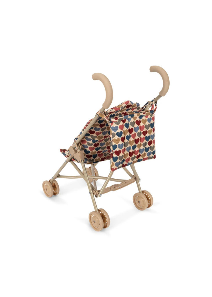 Doll Stroller (Colorful Hearts) by Konges Slojd