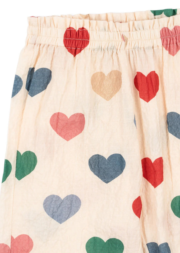 Elin Pants (Colored Hearts) by Konges Slojd