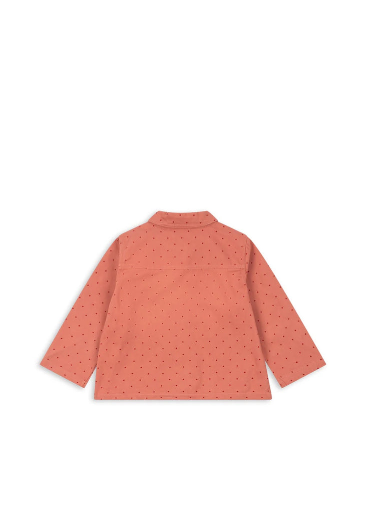 Nola Shirt Jacket (Mahogany Dot) by Konges Slojd