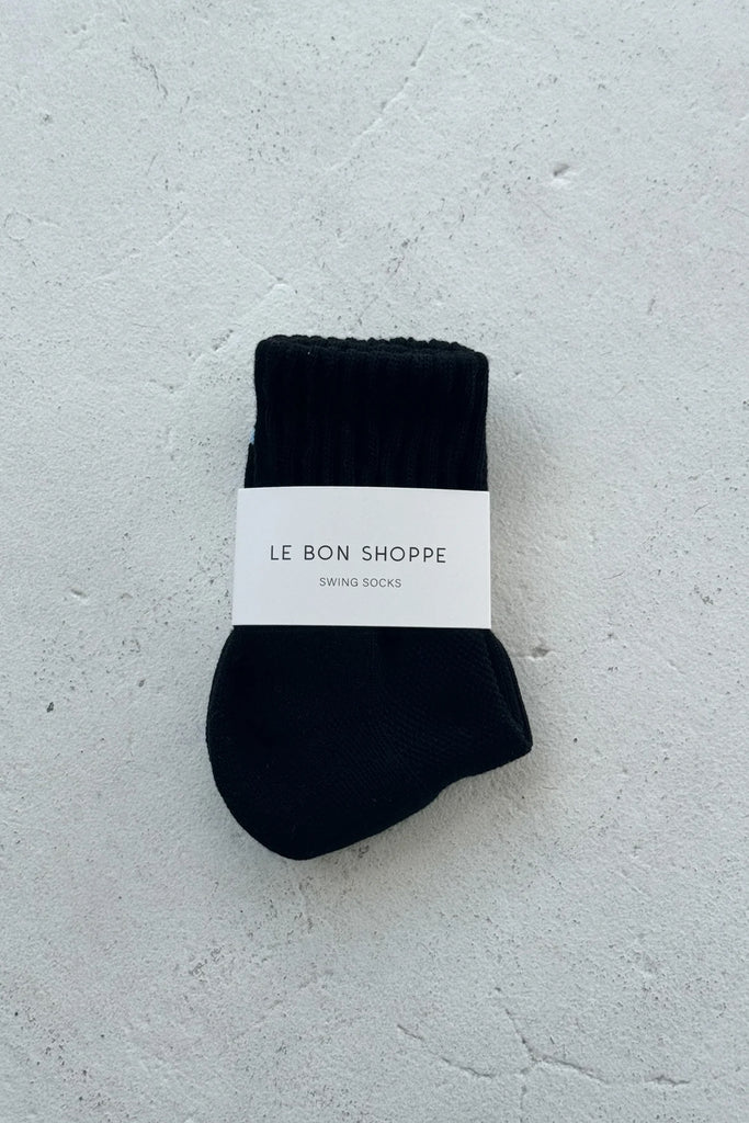 Swing Socks (Black) by Le Bon Shoppe