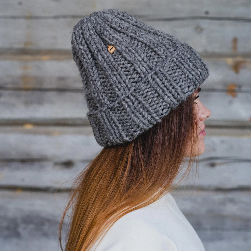 Muffi Beanie (Natural Grey) by MYSSY