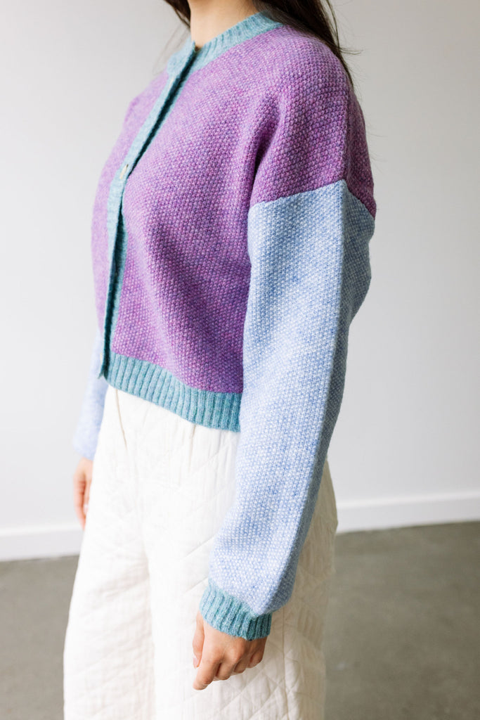 Color mixed Cardigan - Multicolor by Stella Nova