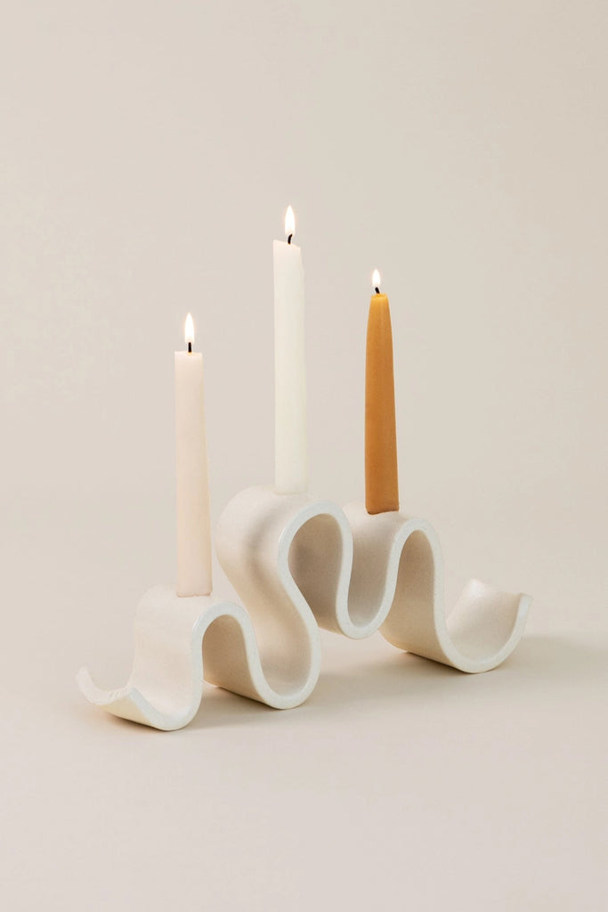 Wyat Candelabra (Cream) by Virginia Sin