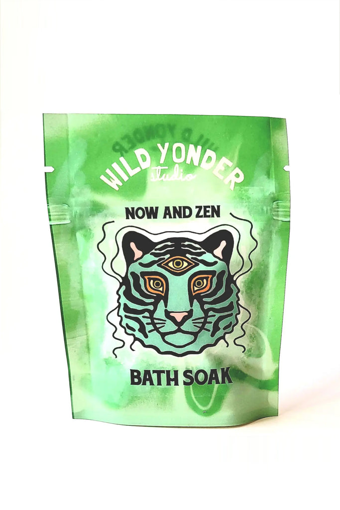 Now and Zen Bath Soak or Body Scrub Pouch by Wild Yonder Botanicals