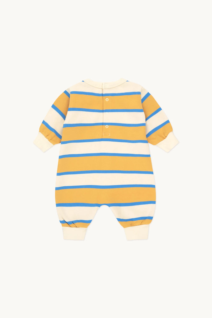 Stripes One-Piece (Vanilla/Mustard) by Tiny Cottons